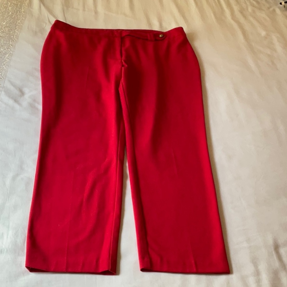 Jules & Leopold Red Boot Cut Pants